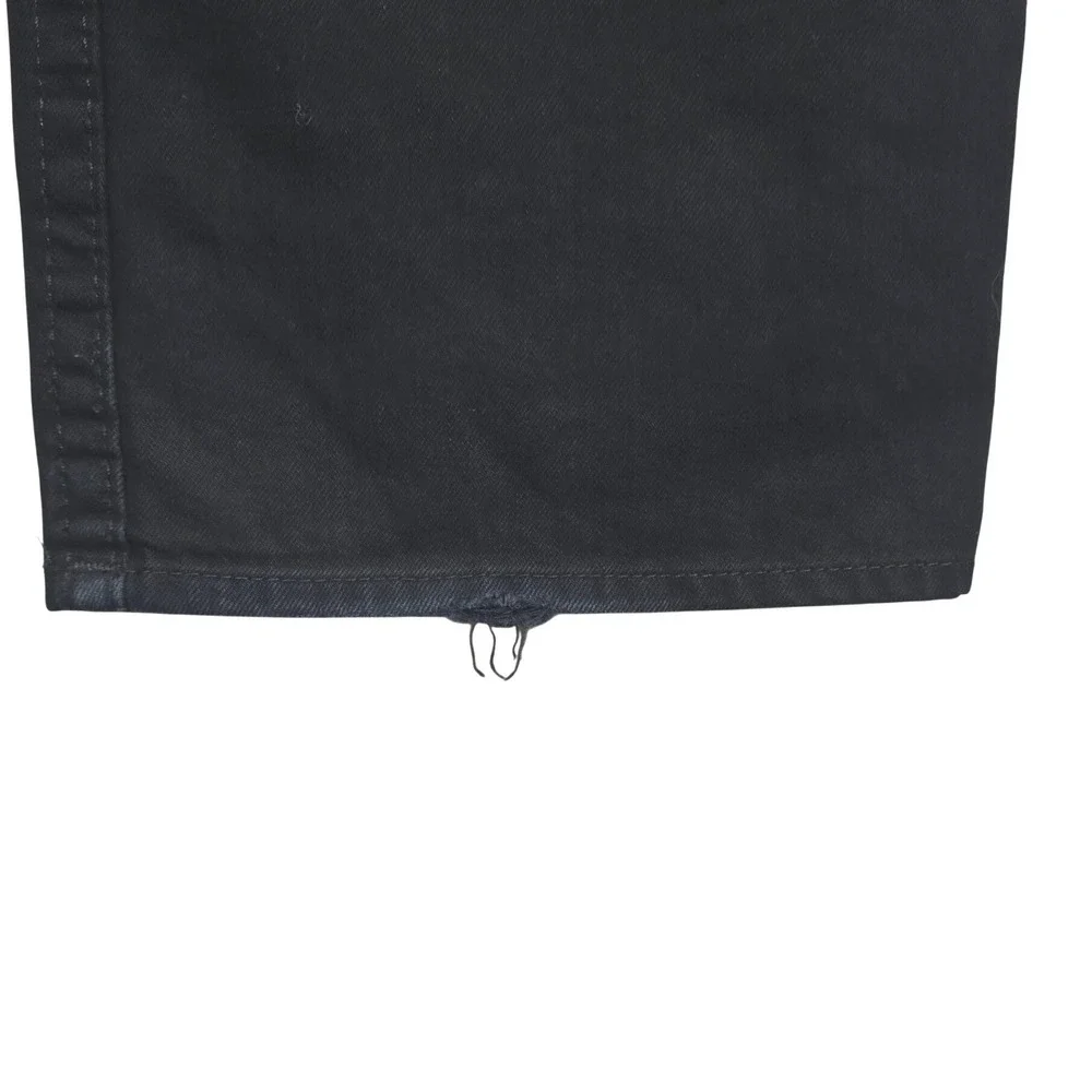 True Religion Ricky Jeans Y2K Mens 36 Black Flap Pocket Made in USA Denim